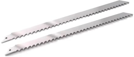BCOMFY 6 Stücke Edelstahl Säbelsägeblätter for Gefrorenes Fleisch Knochen Lebensmittel Schneiden Rindfleisch Truthahn Holz Beschneiden Sawzall Klingen(2pcs-S1211K)