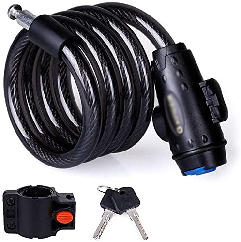 candado de cadena Cadena de candado for bicicleta de alta resistencia, candado de seguridad antirrobo for bicicleta de montaña con soporte for cuadro, accesorios esenciales for ciclismo