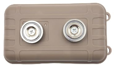 CLKE 1 x magnetische Schlüsselbox für unter dem Auto, versteckter Schlüsselhalter, magnetischer Schlüsselhalter, wasserdichter magnetischer Schlüsselversteck, versteckt einen Außenbereich für