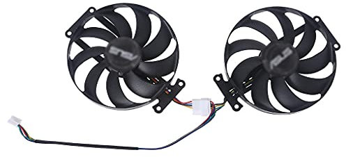 88mm/3.46in 4Pin 12V 0.5A Cooler Fan T129215SU VGA Fan Graphics Card Cooling Fan For GTX1650 Ti/S 2070 Cooler