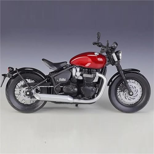 ZWXHN 1:12 For T&riumph Bonneville Bobber Mock-up Alloy Motorcycle Model Toy Gift Set