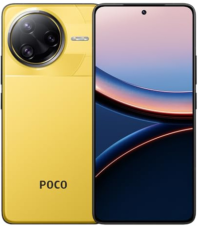 XIAOMI POCO F7 Ultra 5G Smartphone 12GB + 256GB Fotocamera Tripla 50MP con OISVisionBoost Chipset D7 Ricarica Cablata 120W e Wireless 50W HyperCharge, con NFC, Caricatore Incluso (Giallo)
