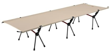 HFYSGVO Campingbett Klappbett Tragbares Outdoor-Komfortables Schlafbett for Erwachsene, Reisen, Wohnmobil(Khaki)