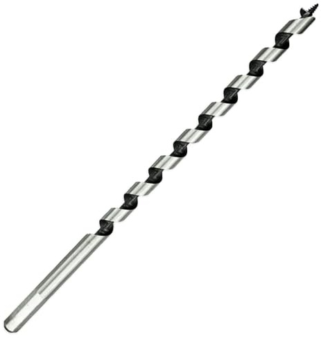 Mèche à bois hélicoïdale ultra longue extra longue 12 mm x 300 mm pour couper des trous plats et profonds dans le bois