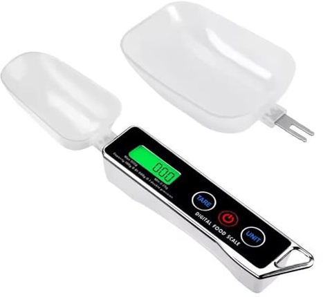 Pineeseatile Cuchara medidora Digital, de 0, 05 ga 500 g, cucharas medidoras de Gramos para báscula de Alimentos para el hogar y panadería (Negro), Taza Digital