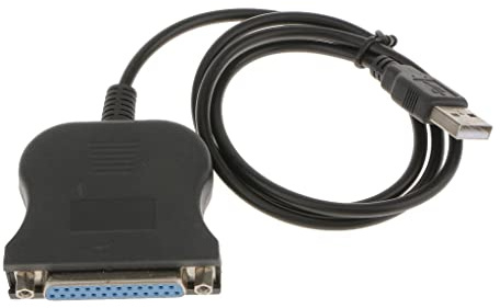 FVDPWYE Cable Adaptador Paralelo USB Tipo a Macho a DB-25 Hembra para