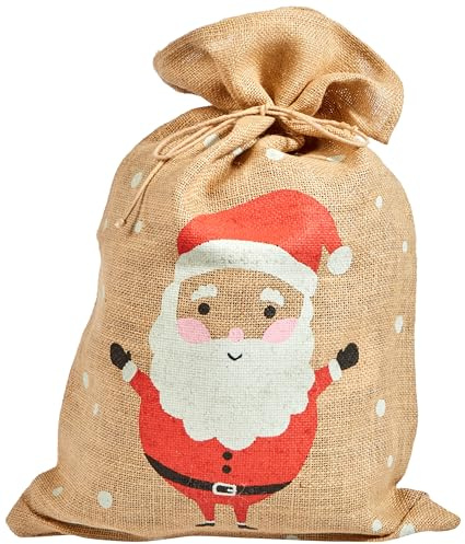 Folia J 300 – Sacco di Iuta Naturale con Stampa Immagine, 35 x 50 cm, Multicolore