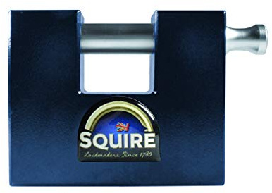 Henry Squire WS75S Stronghold 6 Pin S Cylinder Container Block Lock, 80 mm (Length)