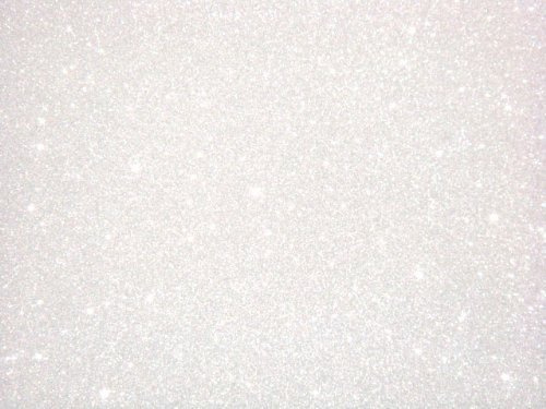 The Ark Craft - Confezione da 5 cartoncini glitterati, formato A4, 250 g/mq, colore: Bianco iridescente