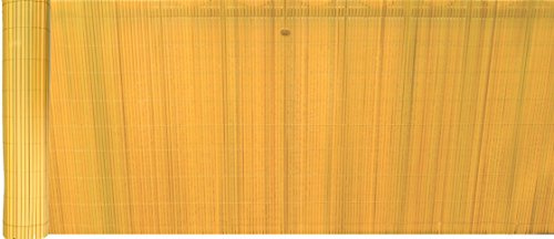 EXCOLO PVC Sichtschutz Windschutz Blickschutz für Balkon Garten Terrasse in Beige Hell Braun Bambus Gelb gelblich (H 100 cm x L 500 cm)