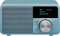 Sangean DDR-7 Original Mini dab + Radio - Tragbare UKW-Radio mit Bluetooth - Akustisches Holzschrank - blau