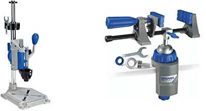 Dremel 220 Support Perceuse à Colonne Workstation & Etau Multi-Vise outil 3-en-1 étau stationnaire, serre-joint autonome et porte-outil 26152500JA