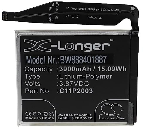 vhbw Akku kompatibel mit Asus Zenfone 8, ZS590KS Handy Smartphone Telefon (3900mAh, 3,87V, Li-Polymer)
