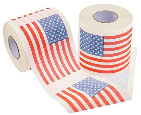 Toyvian 2rollen Bedrucktes Seidenpapier Toilettenpapierrollen Geschmeidiges Toilettenpapier Faserstoff Bad Wc Serviette Papierrollen Toilettenartikel