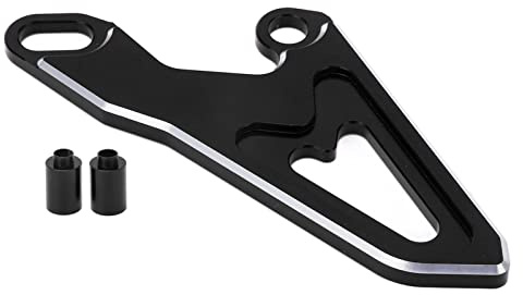 Motorrad-Kettenradschutz, Metallkettenabdeckung, Kettenschutzteile, Motor-Vorderkettenabdeckung, Geeignet Für Fahrzeuge(Schwarz)