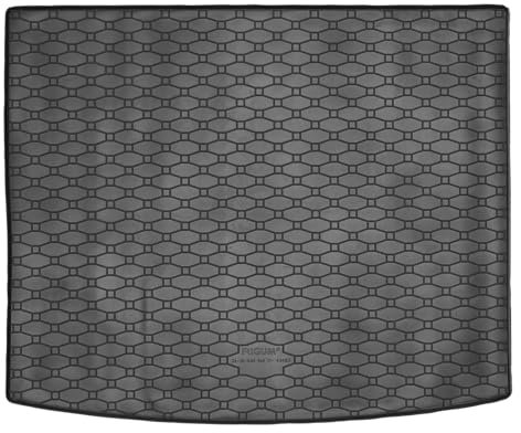Gummi Kofferraummatte passend für Cupra/Seat Ateca ab 2016/für Skoda Karoq ab 2017 (nur bei hohem Boden) AZUGA AZ31100223 Kofferraumwanne