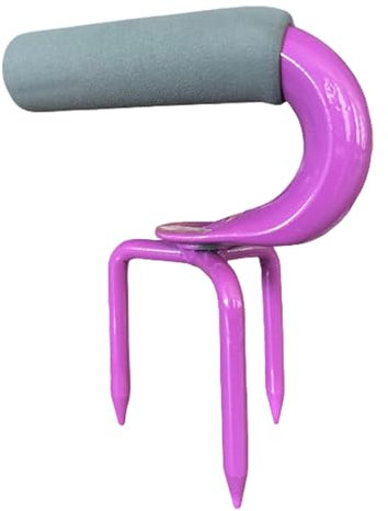 Coltivatore manuale da giardino, impugnatura ergonomica, design triangolare per un efficiente allentamento del terreno e manutenzione del cortile all'aperto