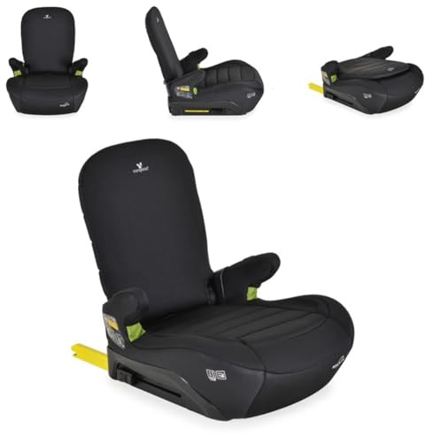 Cangaroo, siège enfant Galaxy i-Size (125-150 cm) groupe 3, Isofix, dossier, coloris:noires
