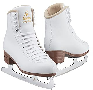 Jackson Ultima JS1491 Mystique Girls Misses Figure Ice Skates/Color: White Size: Kids 13