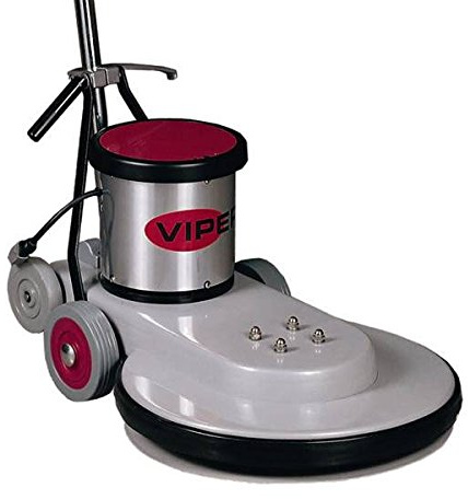 Viper Cleaning Equipment VN1500 Venom Series High Speed Floor Burnisher, 20 Deck Size, 1500 RPM Brush Speed, 110V, 50' Power Cable, 1.5 hp, 2 5 Non-Marking Wheels