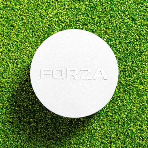 FORZA Mini Flat Disc Markers 3.5in (9cm) [20 Pack] | Multi-Surface PVC Discs - Non Slip Spot Markers With Mesh Carry Bag | Sport Equipment | 9 Colours