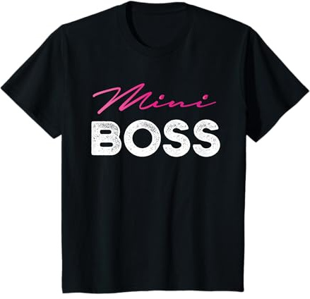 Jungen und Mädchen Mini Boss Of The Girl Boss T-Shirt