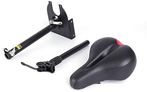 Elektrisch Scooter Sattelsitz, Schwarz Faltbare Fahrrad Sattel, E-Scooter Rollersitz Elektroroller Stuhl Klappstuhl Sitz für E Scooter M365