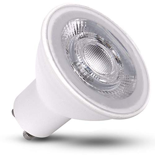 Maxkomfort 10er Set GU10 LED Leuchtmittel 8 Watt DIMMBAR - Neutralweiß 610 Lumen - Energieeffiziente Glühbirnen als Ersatz für MR16 Halogenlampen