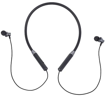 Bluetooth-hörlurar, Trådlöst Halsbandsheadset, HiFi-stereo Runt Halsen Bluetooth-hörlurar Brusreducerande Stereohörlurar med Mikrofon för Träning, Löpning, Körning