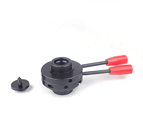 OUKANING Selbstzentrierend Vierbackenfutter Drechselbank 4-Backen Spannfutter m33, Tiefe Mit Backen 80 Mm, 4 Backenfutter Für Holzdrehmaschinen Industrial
