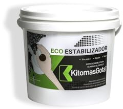 Kitomasgota Ecoestabilizador Quitar Gotele, Pintura al Agua, 5kg
