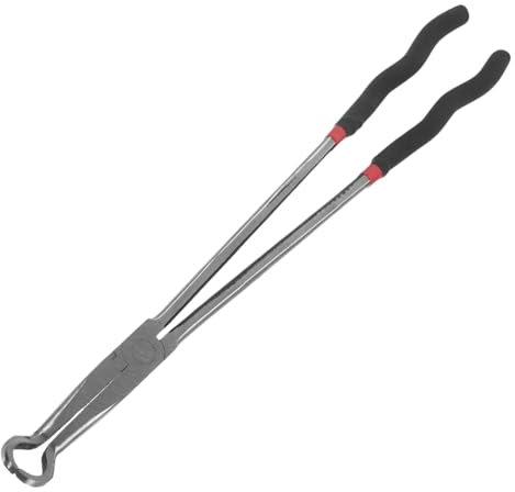 Housoutil Verlängerte Zange Zündkerzenzange Elektriker repariert Handwerkzeug Handwerkzeuge Reparatur von Vorräten Zange aus Kohlenstoffstahl draussen Kabelklemme Arbeit