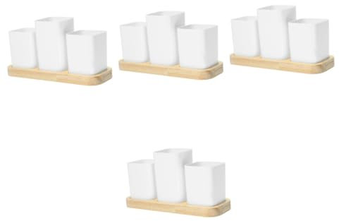 PRETYZOOM Scatola Da 4 Pezzi Scatola Portaposate Organizer Per Posate Multifunzione Delicato Organizer Per Posate Custodia Per Posate Accessori Per Utensili Valigetta Multifunzione Pp