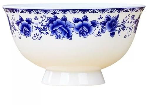 Forntida porslinsskål, Kinesiska keramiska skålar, antika porslinsskålar, 15,5 cm 6inmeigui rose high-end ben Kina risskålar for hushållsbruk