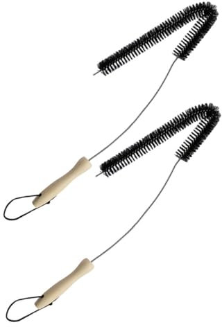 SKISUNO 2pcs Cleaning Brush Dryer Vent Cleaner Brush for Washer Dryer Lint Cleaning Random Style