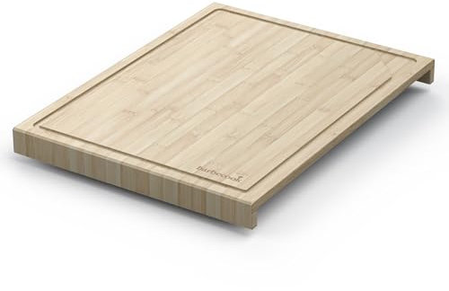 Barbecook Tagliere grande con scanalatura del succo in bambù per barbecue Nestor World, 60x40x4cm