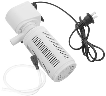 Mikikit Filtro Acuario Bomba De Agua y Filtro Accesorios para Pecera Limpiador De Agua para Acuarios Pequeños Función De Oxigenación