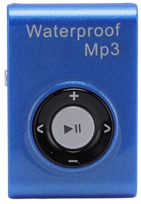 Lettore MP3 da 8 GB per Nuoto, Lettore Musicale Subacqueo Subacqueo con Cuffie, per Surfing su Navigare in Kayak da sci. (BLUE)