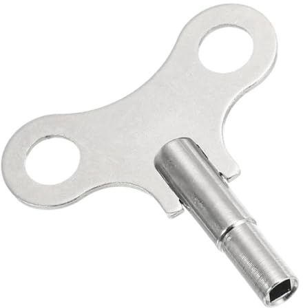 Llave de Cuerda para Relojes Mecánicos, Accesorio Portátil, Llave de Reloj Hecha para El Vestíbulo del Hotel, Dormitorio Y, Argén, Individual