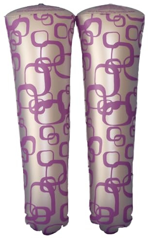 Shape it Up Boot Shapers, Inflatable Protectors for Women's Boots, Black or Purple Design