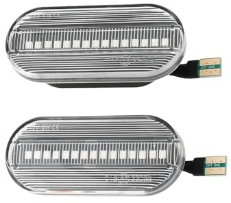 eMagTech 1 Paar Seitenblinkerlampe Kompatibel mit Volkswagen Golf MK4 1997-2000