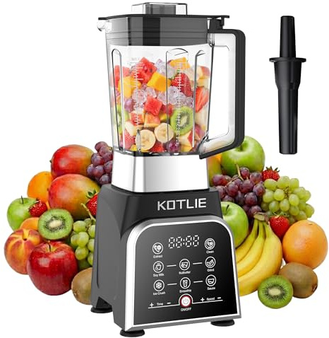 Blender, smoothie maker,blender domestique polyvalent de grande capacité, avec bol mélangeur de 2 litres