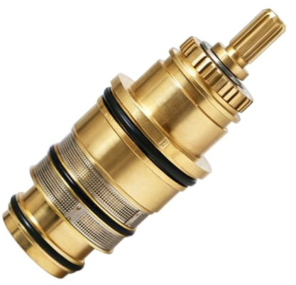 Mocifa 98282000 Cartuccia Termostatica Doccia Ottone di Ricambio Unità di Controllo della Temperatura Valvola Cartuccia Termostatica per Miscelatore Doccia Unità di Regolazione Temperatura 98282 T30
