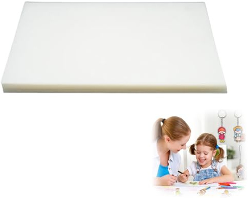 Flewdart 36 schrumpffolie set verrückt transluzent 20 x 29 x0.3cm, shrinky dink paper plastic sheets, shrink folie schrumpffolie handabdruck set für Handmalerei,nicht bedruckbar (20 x 29 cm 36pcs)