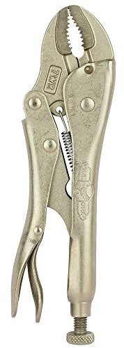 Irwin 7WRC Curved Jaw Locking Plier with Wire Cutter, 175mm Length, Silver