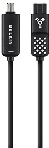 Belkin F3N418eb06-APL - Cable FireWire (1.8 Metros, 800 MB/s, 9 Pin), Negro