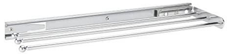 Rev-A-Shelf 3-Prong Towel Bar Pull Out, Chrome