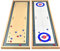 GoSports Shuffleboard and Curling 2 in 1 Board Game, White