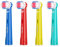 Brossette Enfants Compatible avec Braun Oral B - 8 Milos Têtes de Brosse à Dents Électrique pour Enfants Brossettes de Rechange Électriques