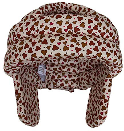 GHzzY Casquette de prévention des Chutes pour Personnes âgées - Capuchon de Protection de la tête pour protéger la tête des Bosses et des Ecchymoses,Casque Anti-Collision avec protège-Oreilles,4